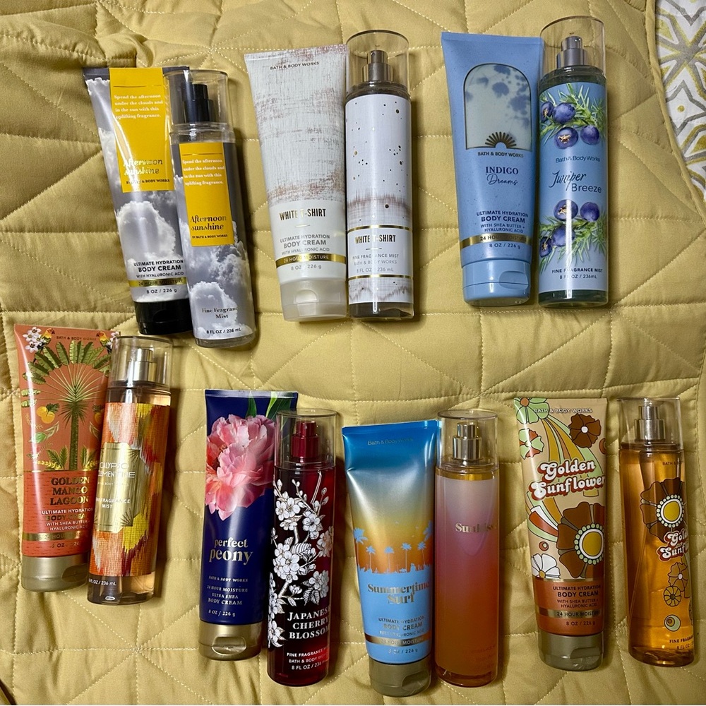 Bath and Body Works 2pc set- golden mango/calapso clementine - Picture 2 of 2